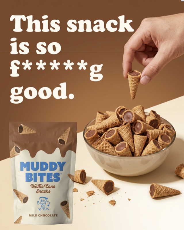 Snack product hero advertisement